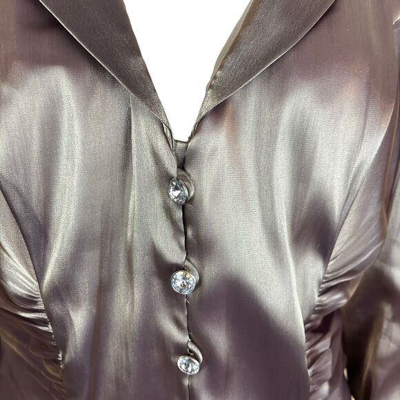 Joseph Ribkoff Gold Blazer Jacket Size 10 - Picture 2 of 7